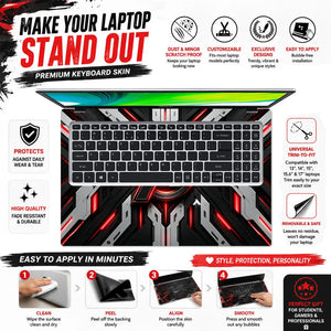A Logo Superhero Nexus Core Laptop Skin - View 5