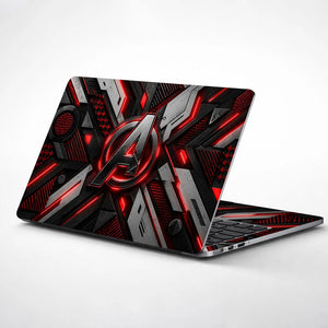A Logo Superhero Quantum Field Laptop Skin - View 1