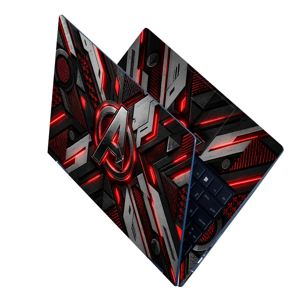 A Logo Superhero Quantum Field Laptop Skin - View 2