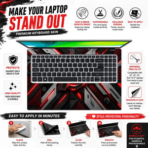 A Logo Superhero Quantum Field Laptop Skin - View 5