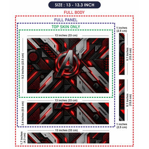 A Logo Superhero Quantum Field Laptop Skin - View 6