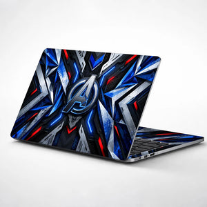 A Logo Superhero Void Darkness Laptop Skin - View 1