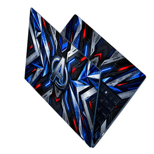 A Logo Superhero Void Darkness Laptop Skin - View 2