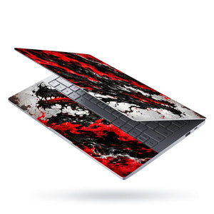Abstract Dragon Ink Fire Laptop Skin - View 3
