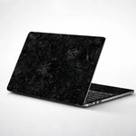 Abstract Tangled Mesh Black Laptop Skin - View 1