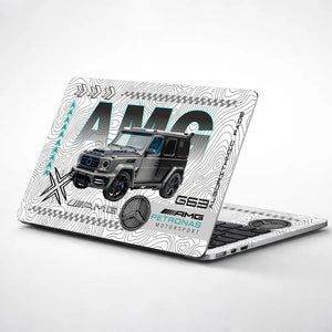 AMG G63 SUV White Laptop Skin - View 1