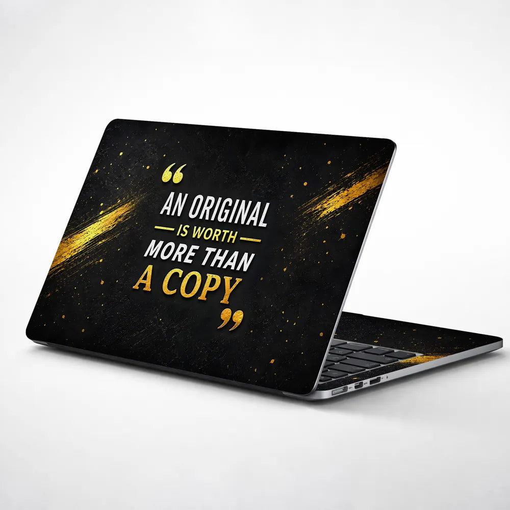 An Original Worth Copy Laptop Skin - View 1