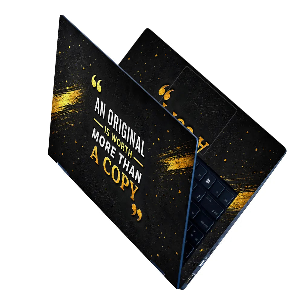 An Original Worth Copy Laptop Skin - View 2