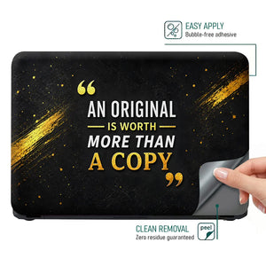 An Original Worth Copy Laptop Skin - View 4