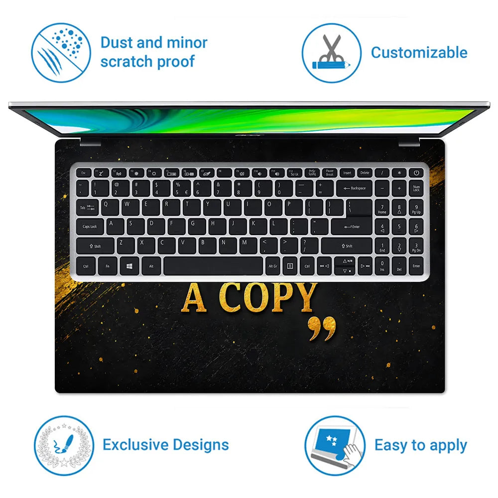 An Original Worth Copy Laptop Skin - View 5