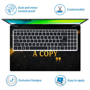 An Original Worth Copy Laptop Skin - View 5
