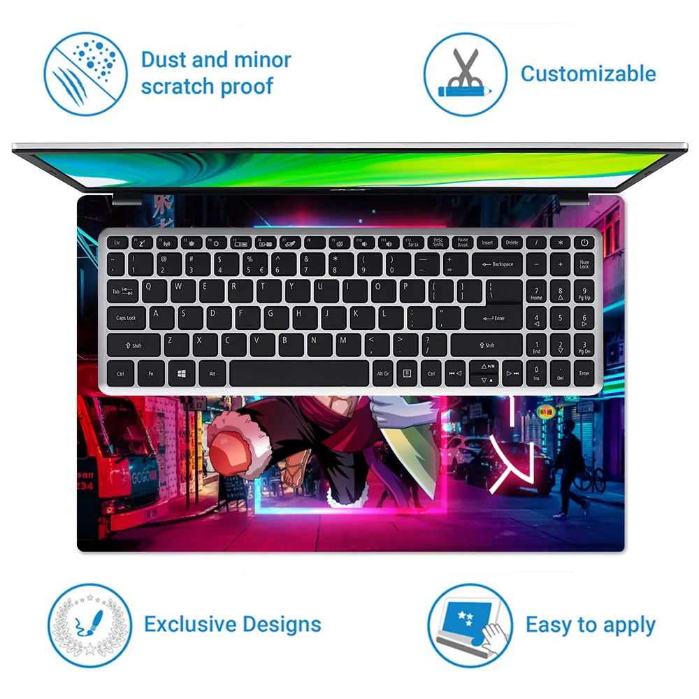 Anime Boy Laptop Skin - View 5