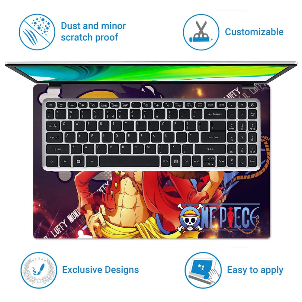 Anime Cartoon One Piece Laptop Skin - View 5