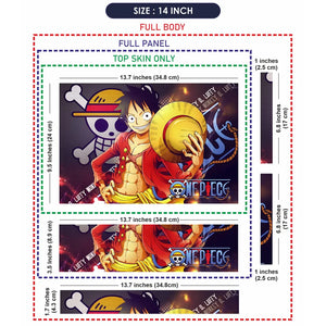 Anime Cartoon One Piece Laptop Skin - View 7