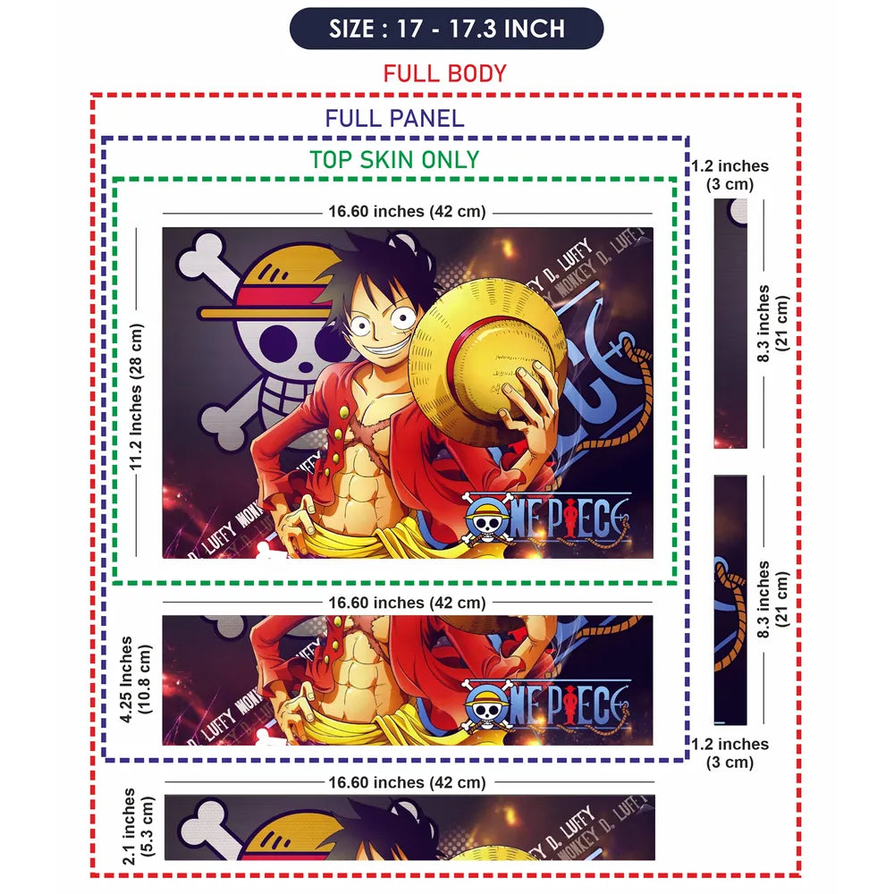 Anime Cartoon One Piece Laptop Skin - View 9