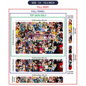 Anime Crossover Laptop Skin - View 8