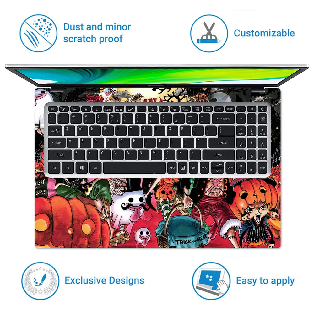 Anime Halloween Laptop Skin - View 5