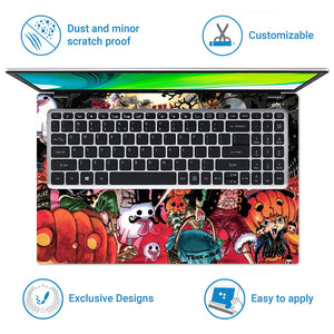 Anime Halloween Laptop Skin - View 5