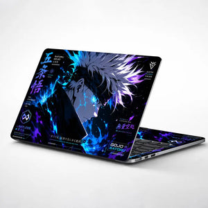Anime Jujutsu Kaisen Gojo Limitless Card Laptop Skin - View 1