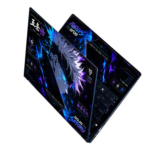 Anime Jujutsu Kaisen Gojo Strongest Alone Card Laptop Skin - View 2