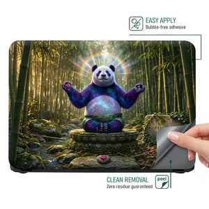 Anime Kung Fu Panda Po Galaxy Bamboo.jpg Laptop Skin - View 4