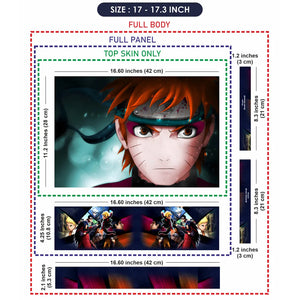 Anime Naruto Angry Face Laptop Skin - View 9