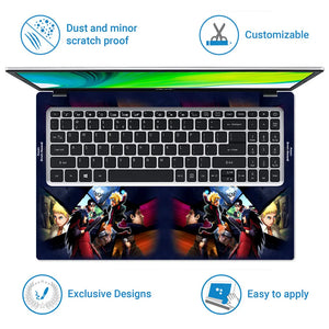 Anime Naruto Sasuke Sakura Kakashi Laptop Skin - View 5