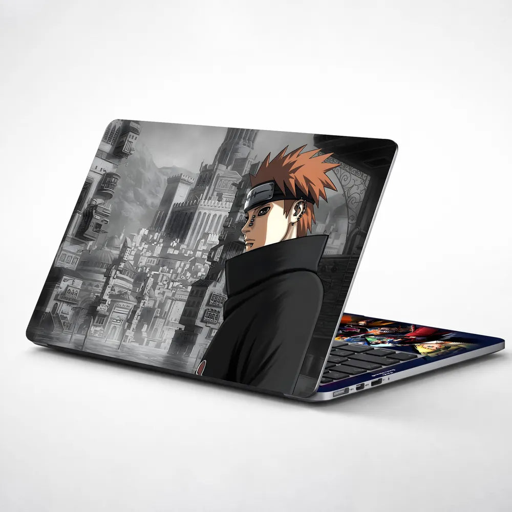 Anime Naruto Shippuuden Black Back Laptop Skin - View 1