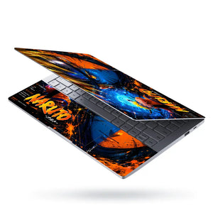 Anime Naruto Uzumaki Energy Orange Laptop Skin - View 3