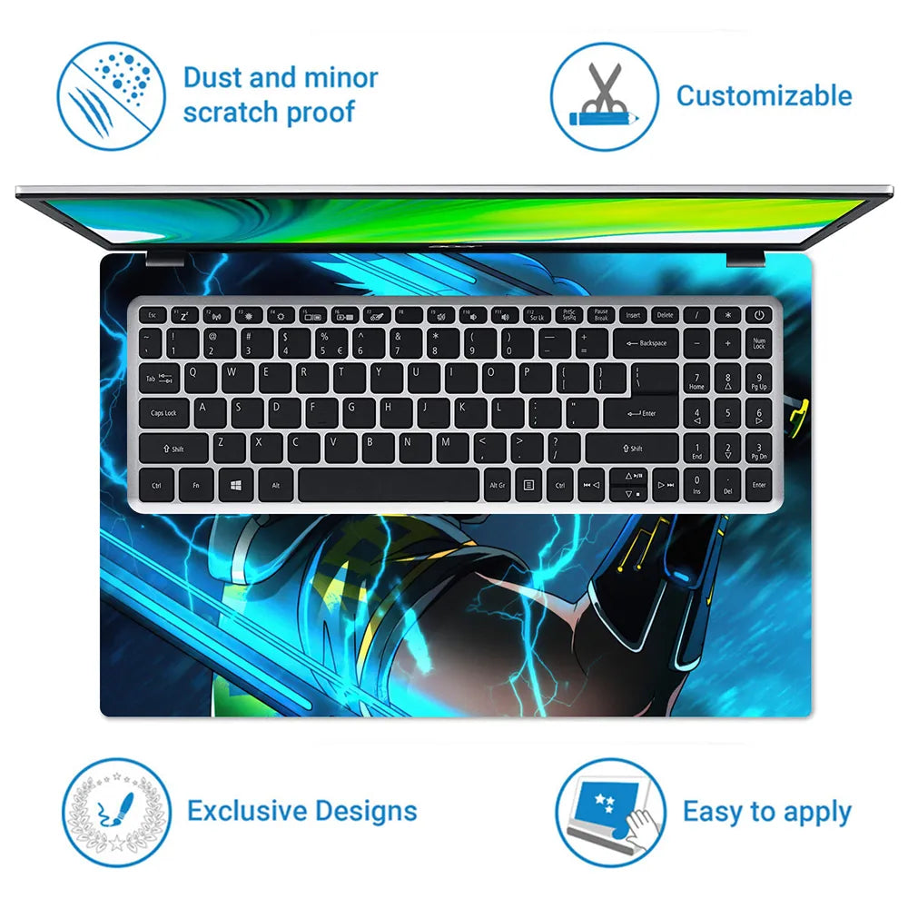 Anime Ninja Laptop Skin - View 5
