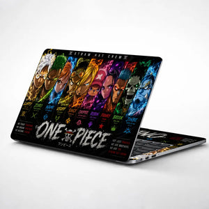 Anime One Piece Crew Nakama Laptop Skin - View 1