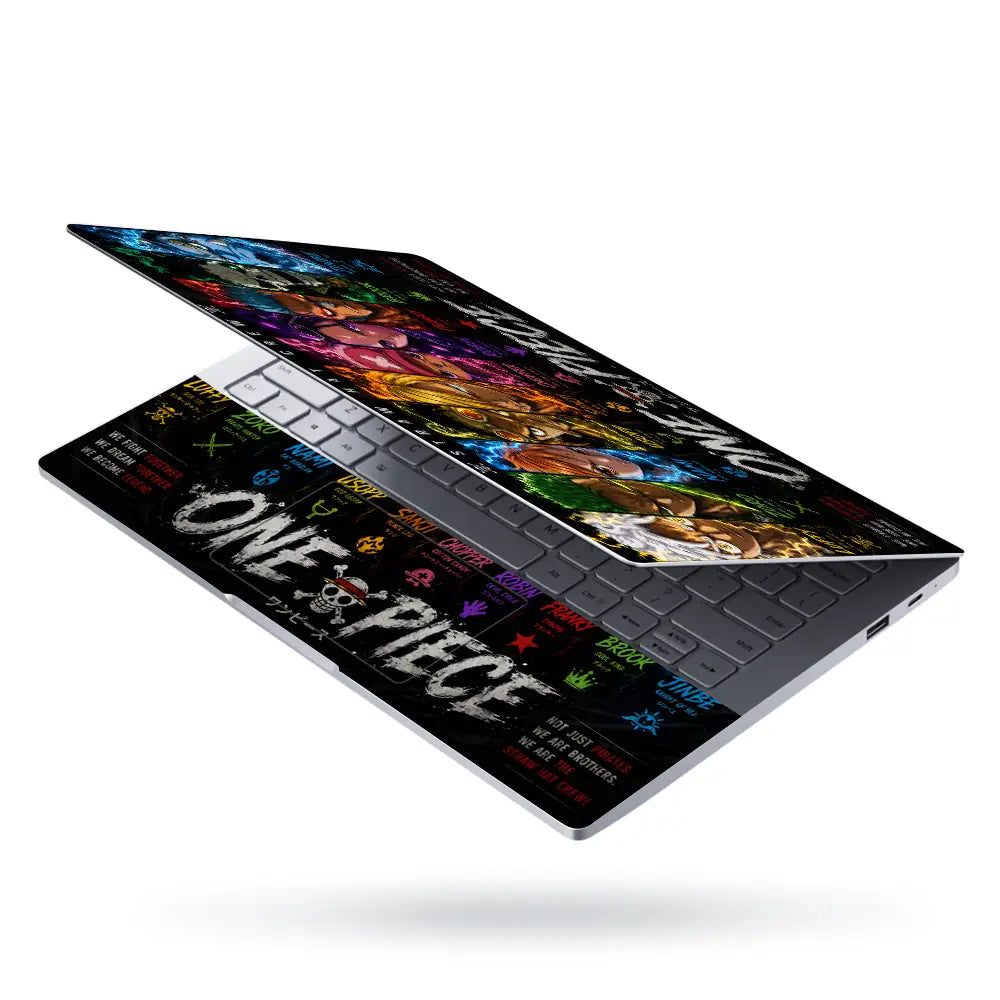 Anime One Piece Crew Nakama Laptop Skin - View 3