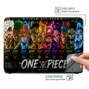 Anime One Piece Crew Nakama Laptop Skin - View 4
