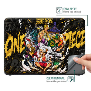 Anime One Piece Crew Yamato Sanji Zoro Luffy Laptop Skin - View 4
