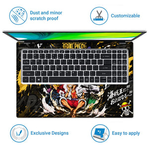 Anime One Piece Crew Yamato Sanji Zoro Luffy Laptop Skin - View 5