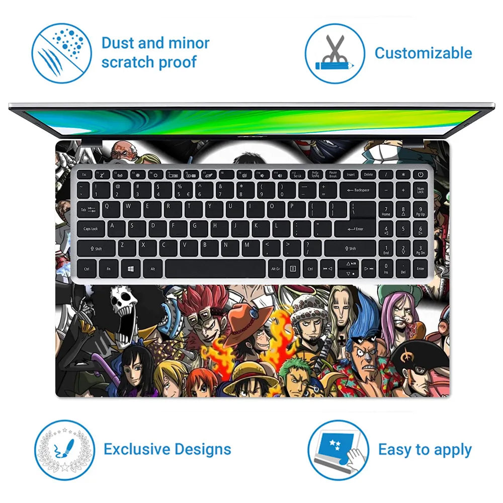 Anime One Piece Laptop Skin - View 5