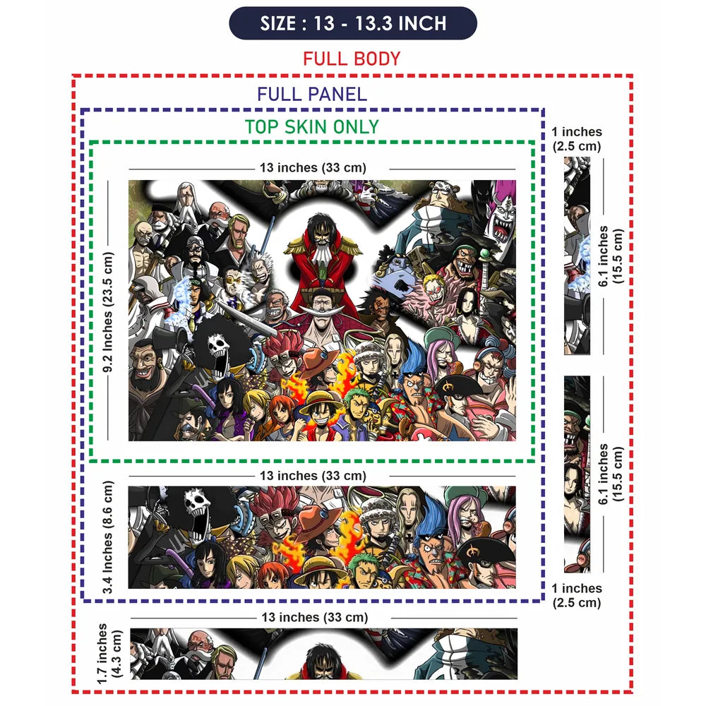 Anime One Piece Laptop Skin - View 6