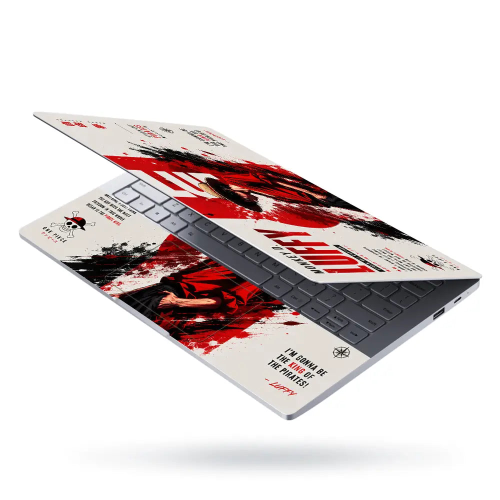 Anime One Piece Luffy Captain Laptop Skin - View 3