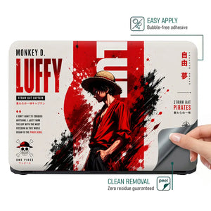 Anime One Piece Luffy Captain Laptop Skin - View 4