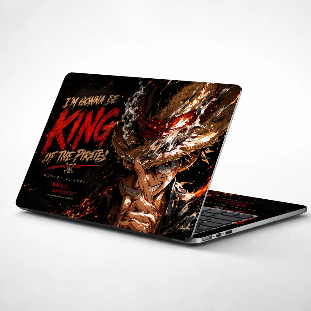 Anime One Piece Luffy King Laptop Skin - View 1