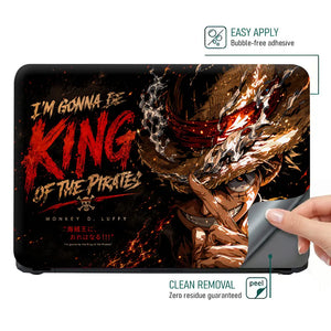 Anime One Piece Luffy King Laptop Skin - View 4