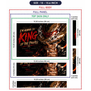 Anime One Piece Luffy King Laptop Skin - View 8
