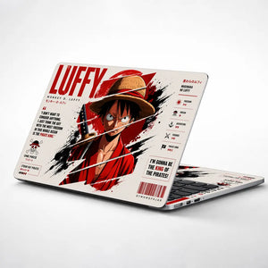 Anime One Piece Luffy Mugiwara Laptop Skin - View 1