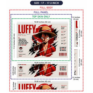 Anime One Piece Luffy Mugiwara Laptop Skin - View 9