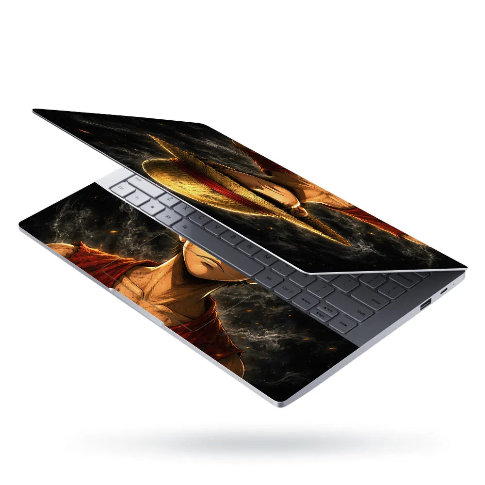 Anime One Piece Luffy Shadowed Straw Hat Laptop Skin - View 3