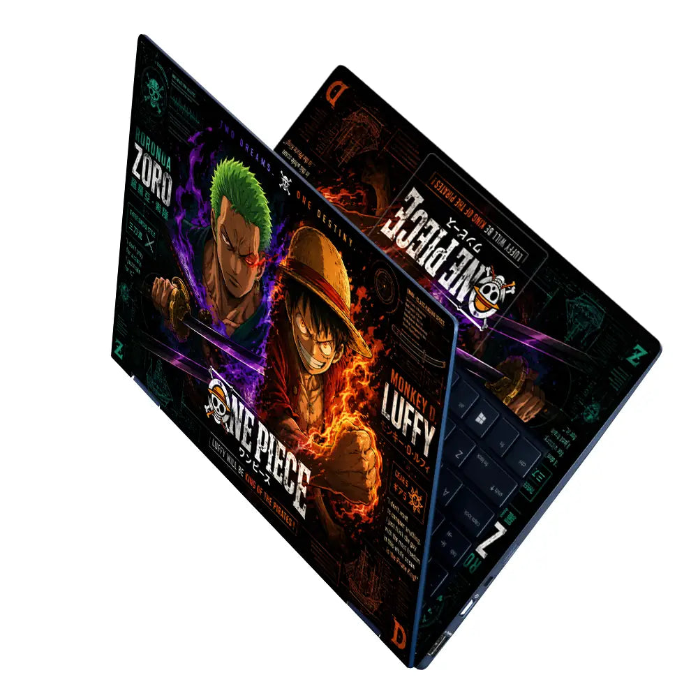 Anime One Piece Luffy Zoro Destiny Laptop Skin - View 2