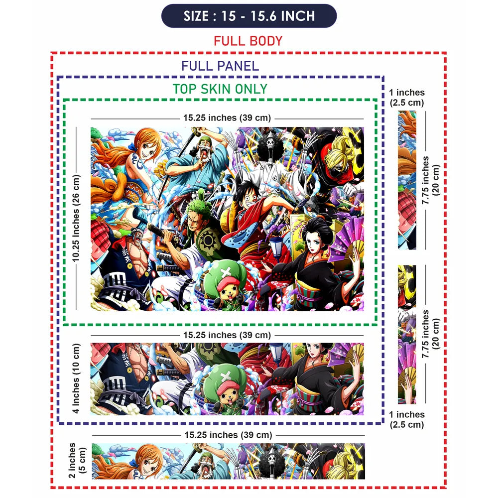 Anime One Piece OP01 Laptop Skin - View 8