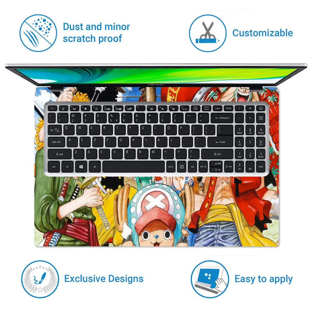 Anime One Piece OP06 Laptop Skin - View 5