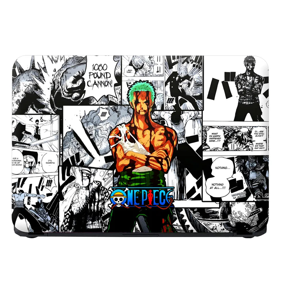 Anime One Piece Roronoa Zoro Manga Laptop Skin - View 4
