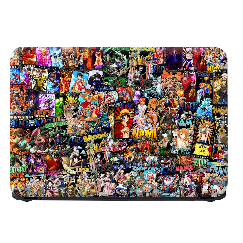 Anime One Piece Sticker Bomb DS1 Laptop Skin - View 4